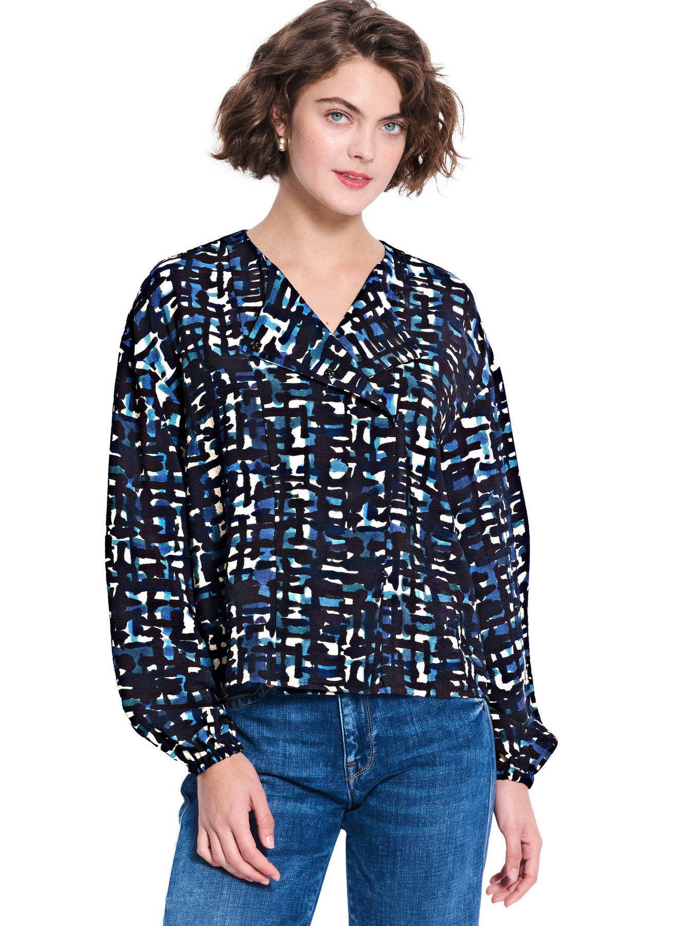 Recency Style Paper Burda Style Pattern 5597 Misses' Blouse - Your Sewing Pattern Destination